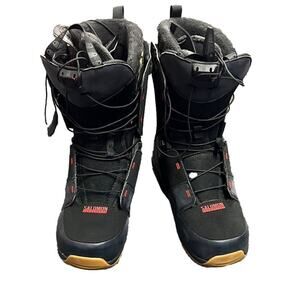 SALOMON DIALOGUE WIDE ART SNOWBOARD BOOTS SIZE 8‎